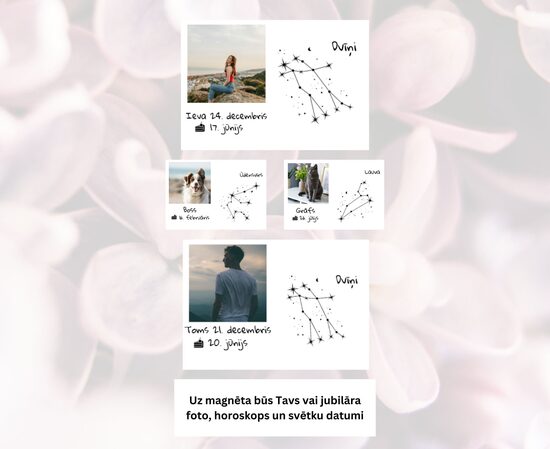 ✨🔮'Horoskops & datums' magnētiņš